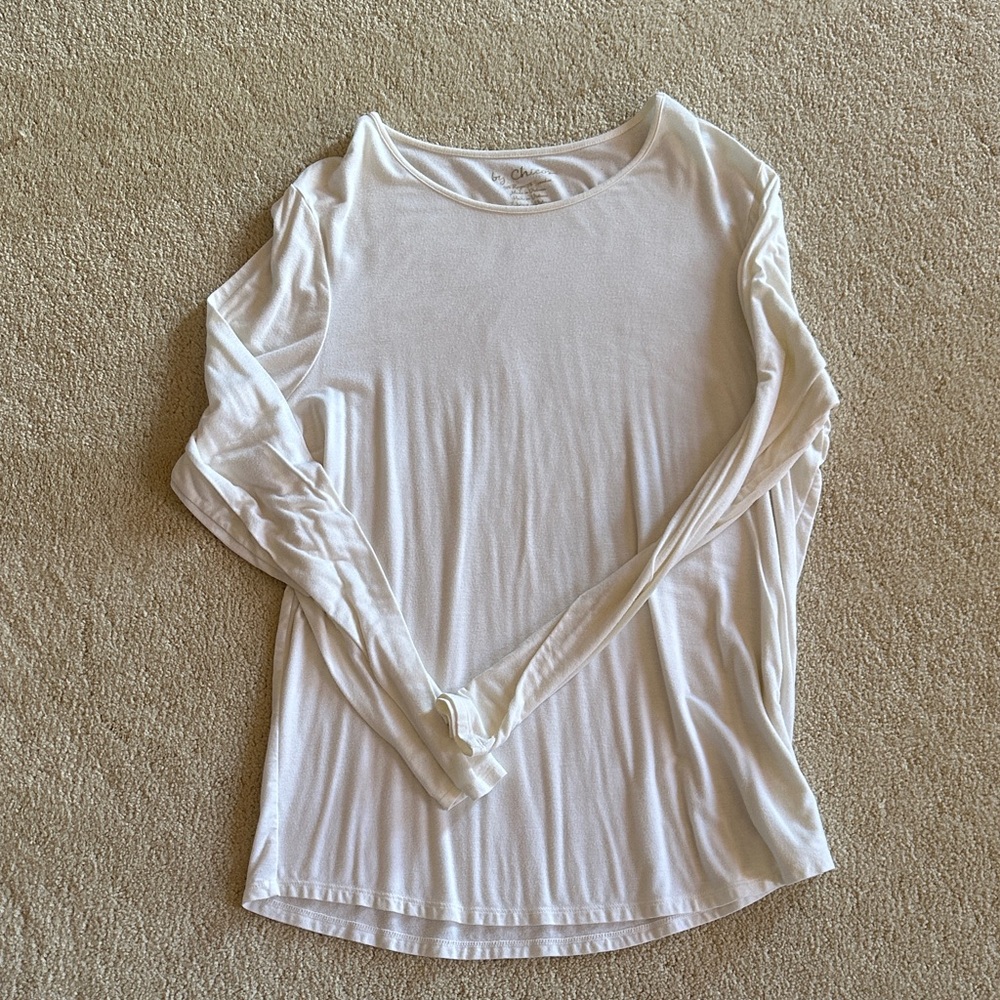 Chico’s Women's White Long Sleeve Top Chico’s size 2
